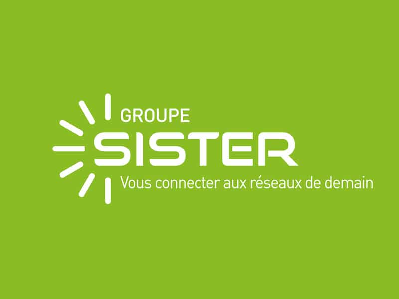 Création logo entreprise, Groupe SISTER : télécoms, énergies, réseaux